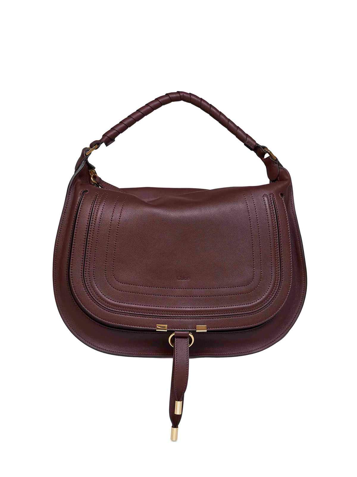 Chloé Women Dark Velvet Marcie Small Shoulder Bag CHLOE