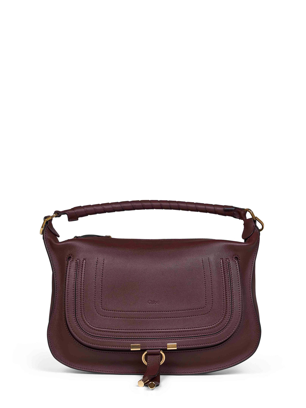Chloé Women Dark Velvet Marcie Small Shoulder Bag CHLOE