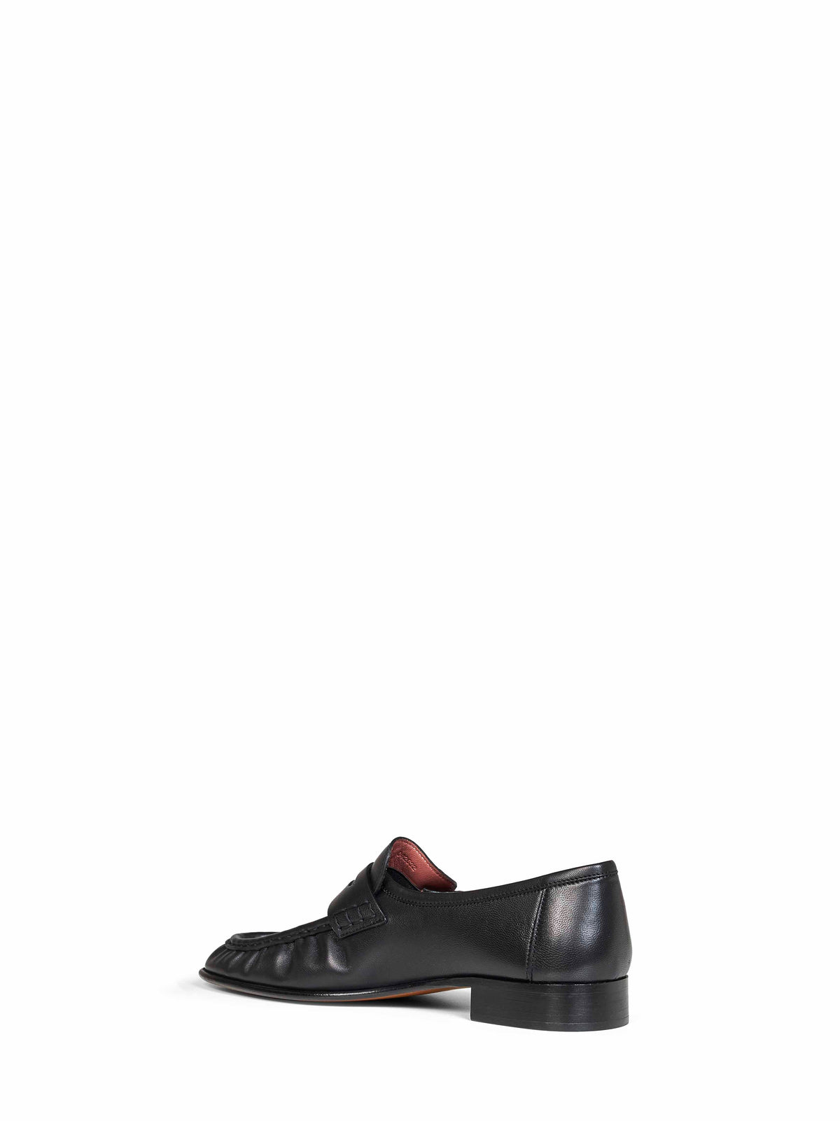 Chloé Women Black Soft Lambskin Leather Letti Loafers CHLOE
