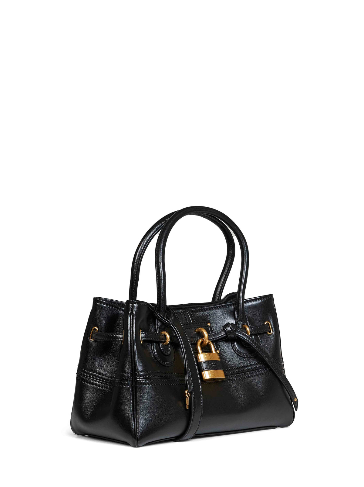 Chloé Women Black Small Paddington Sling Top-Handle Bag CHLOE