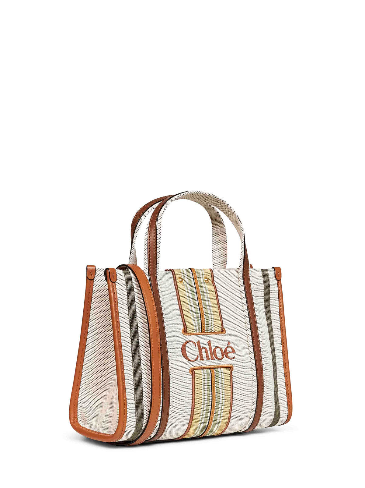 Chloé Women Pure Brown Woody Loop Small Tote Bag CHLOE