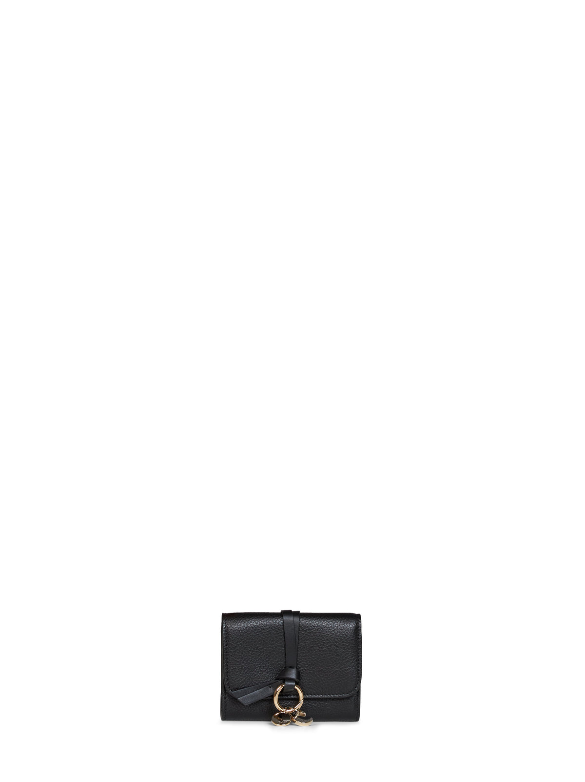 Chloé Women Black Alphabet Small Trifold Wallet CHLOE