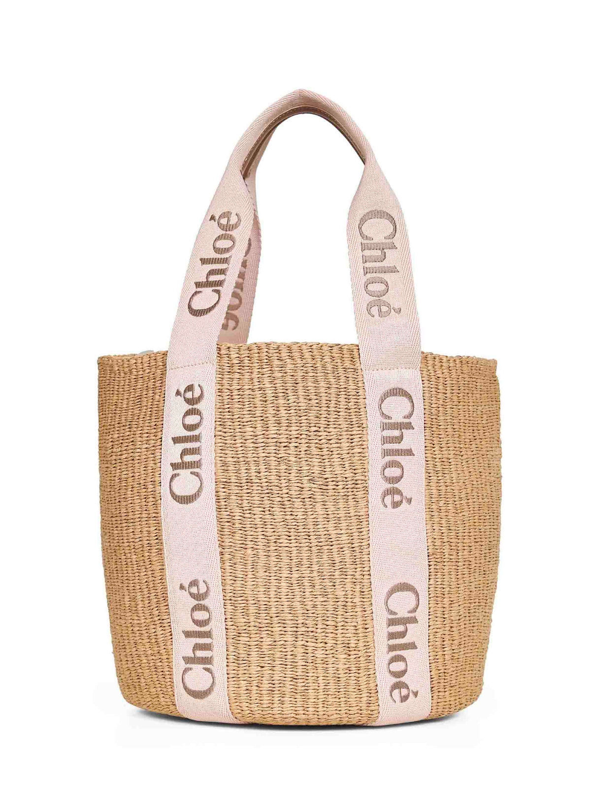 Chloé Women Blushy Beige Woody Large Basket Bag CHLOE