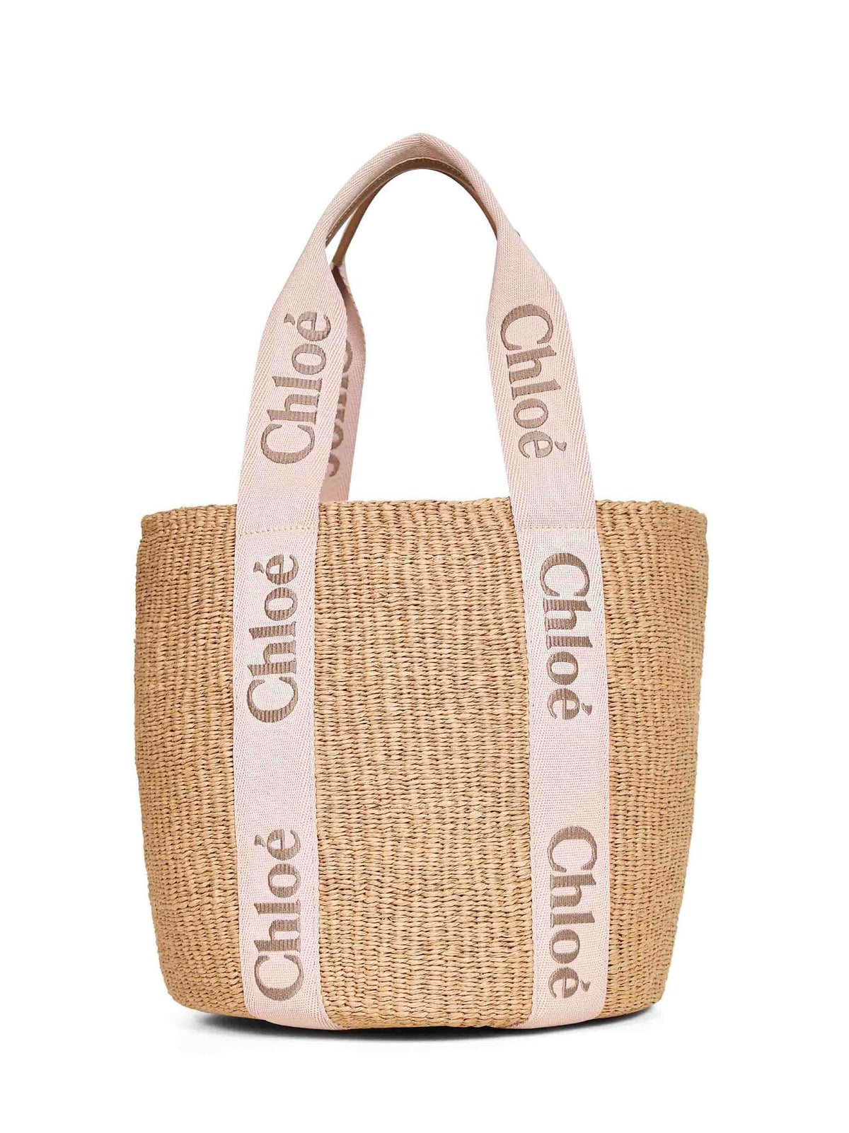 Chloé Women Blushy Beige Woody Large Basket Bag CHLOE