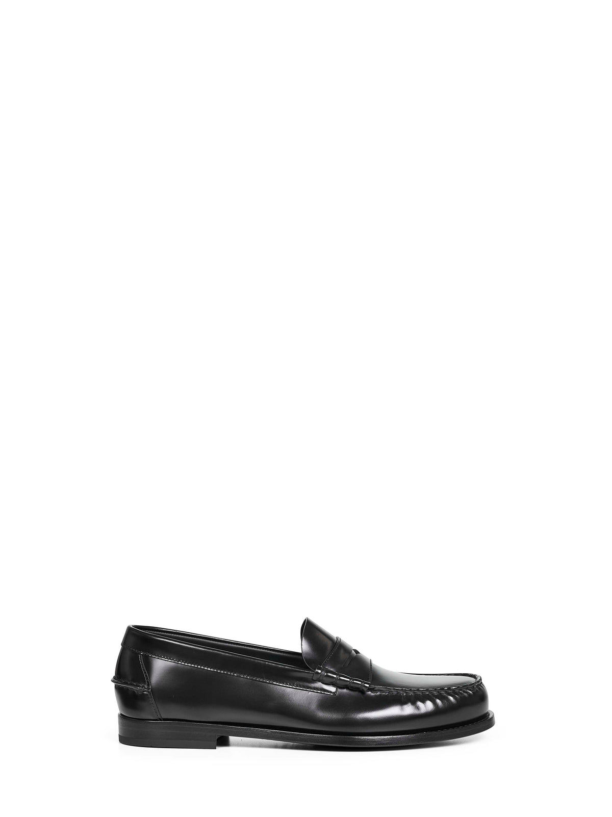 Church's Men Black Polished Fumè Leather Rowley Loafers CHURCH'S