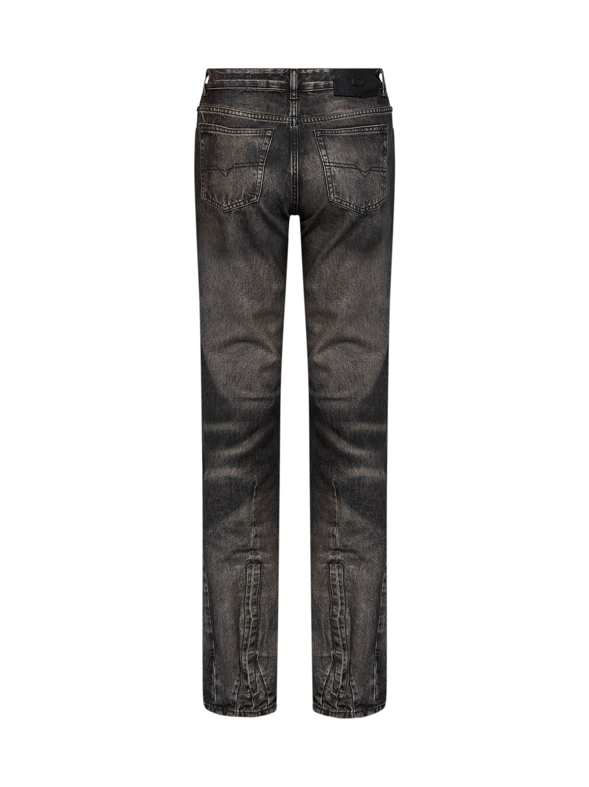 Diesel Women Black Denim D-Liet-Fsj Regular Mid-Rise Jeans DIESEL