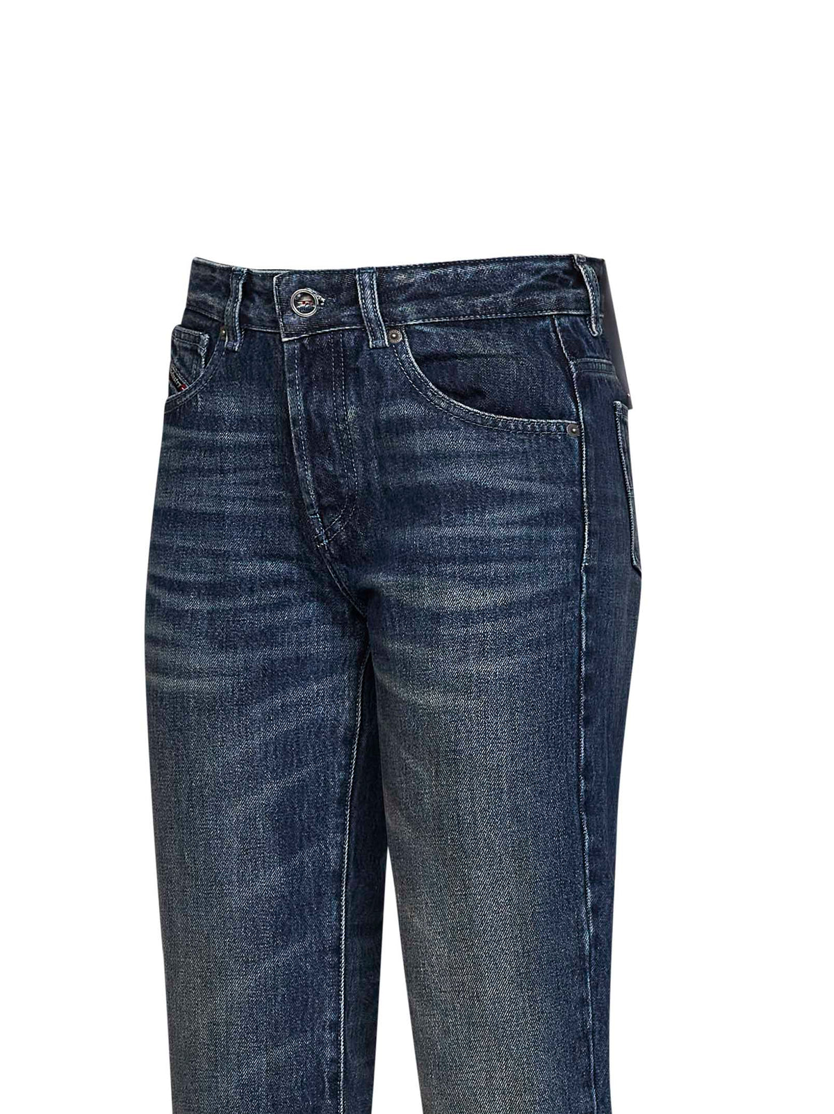 Diesel Women Blue Denim D-Liet-Fsj1 Regular Mid-Rise Jeans DIESEL