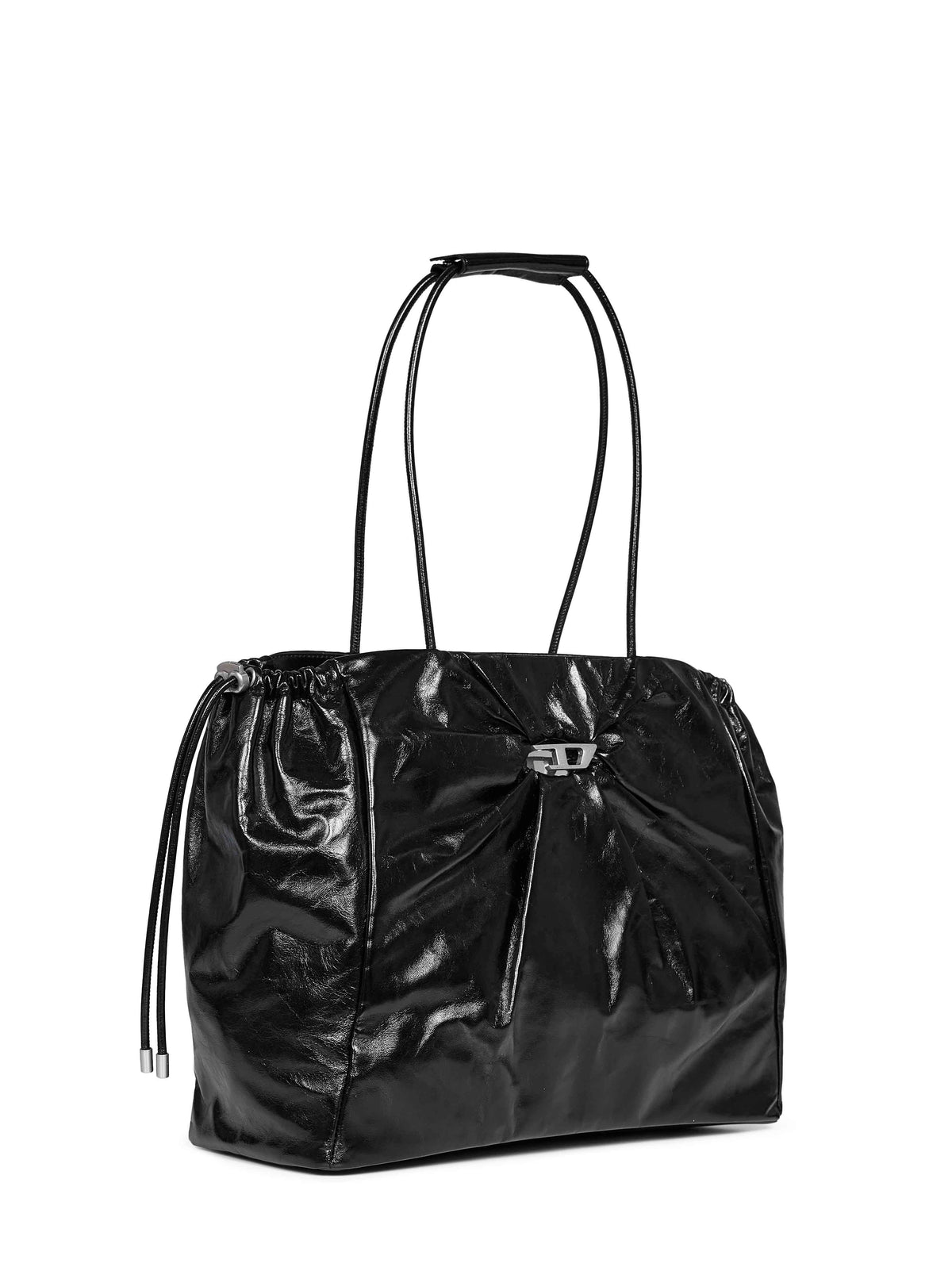 Diesel Women Black Scrunch-D Tote Bag DIESEL