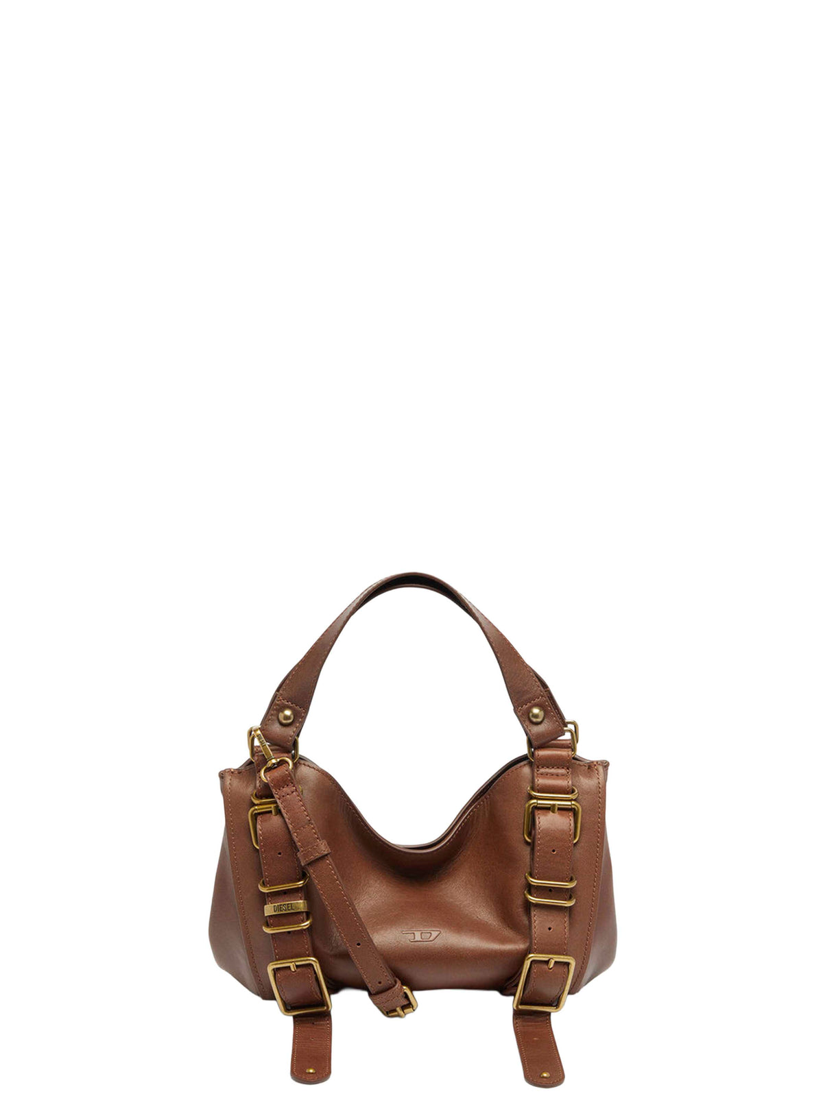 Diesel Women Chestnut D-One Small Top-Handle Bag DIESEL