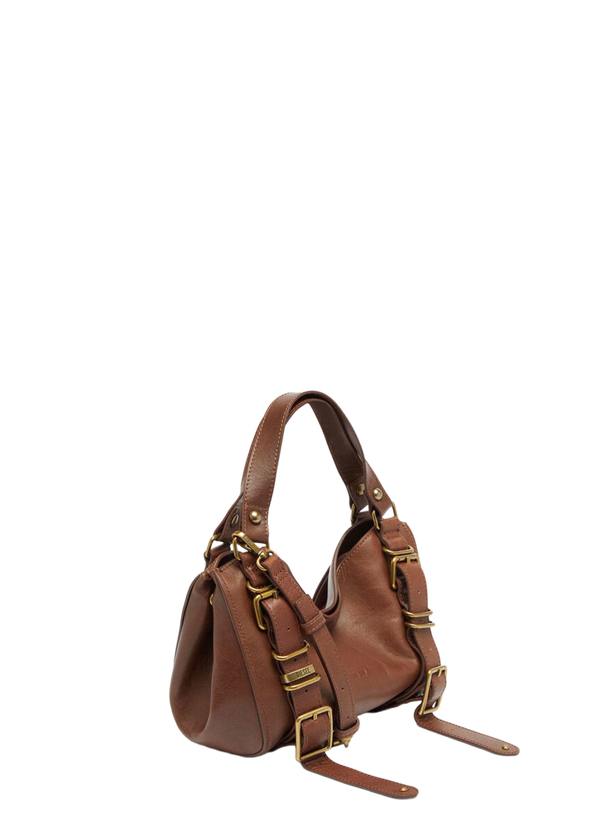 Diesel Women Chestnut D-One Small Top-Handle Bag DIESEL