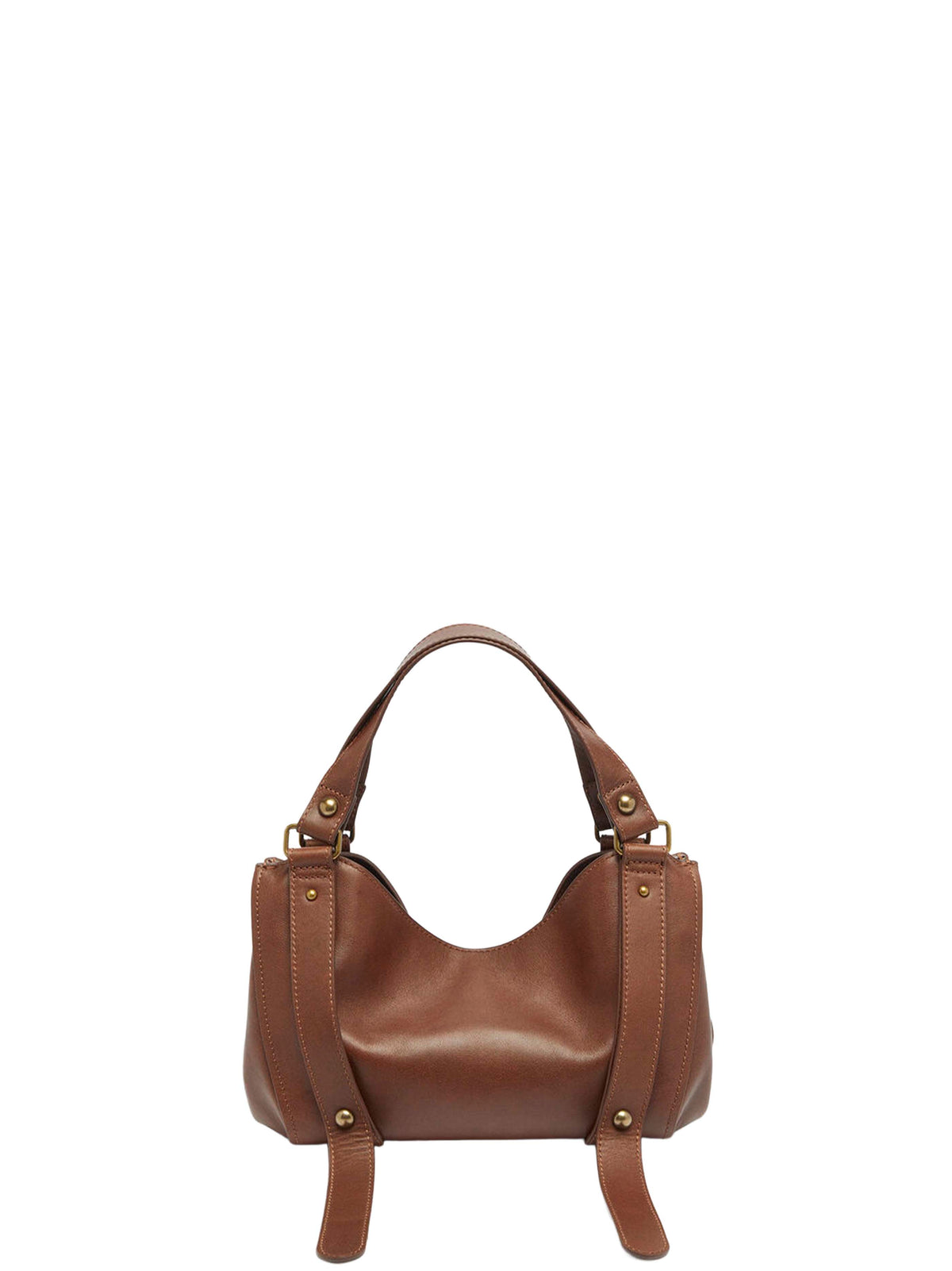 Diesel Women Chestnut D-One Small Top-Handle Bag DIESEL