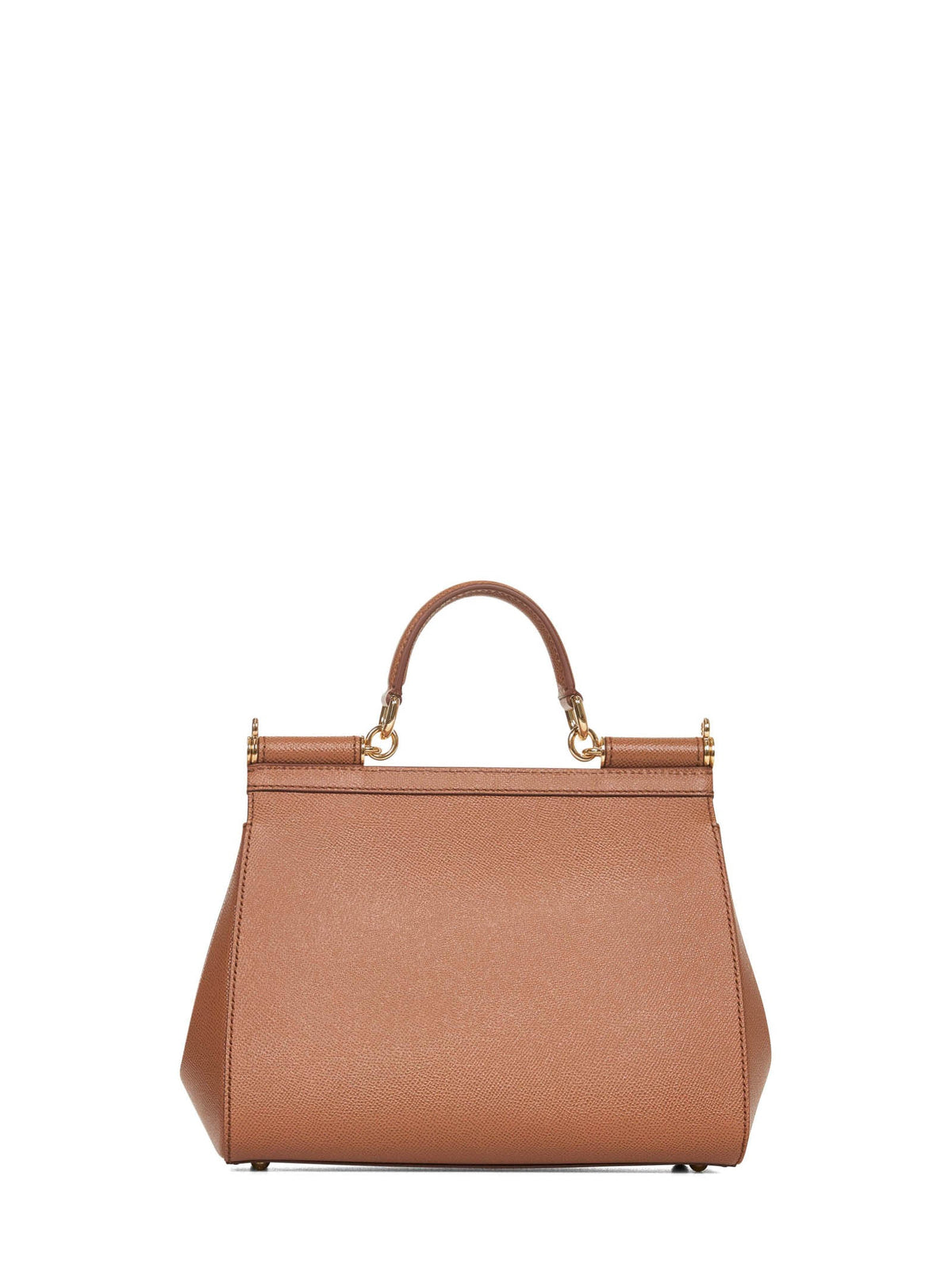 Dolce & Gabbana Women Camel Large Sicily Handbag DOLCE & GABBANA