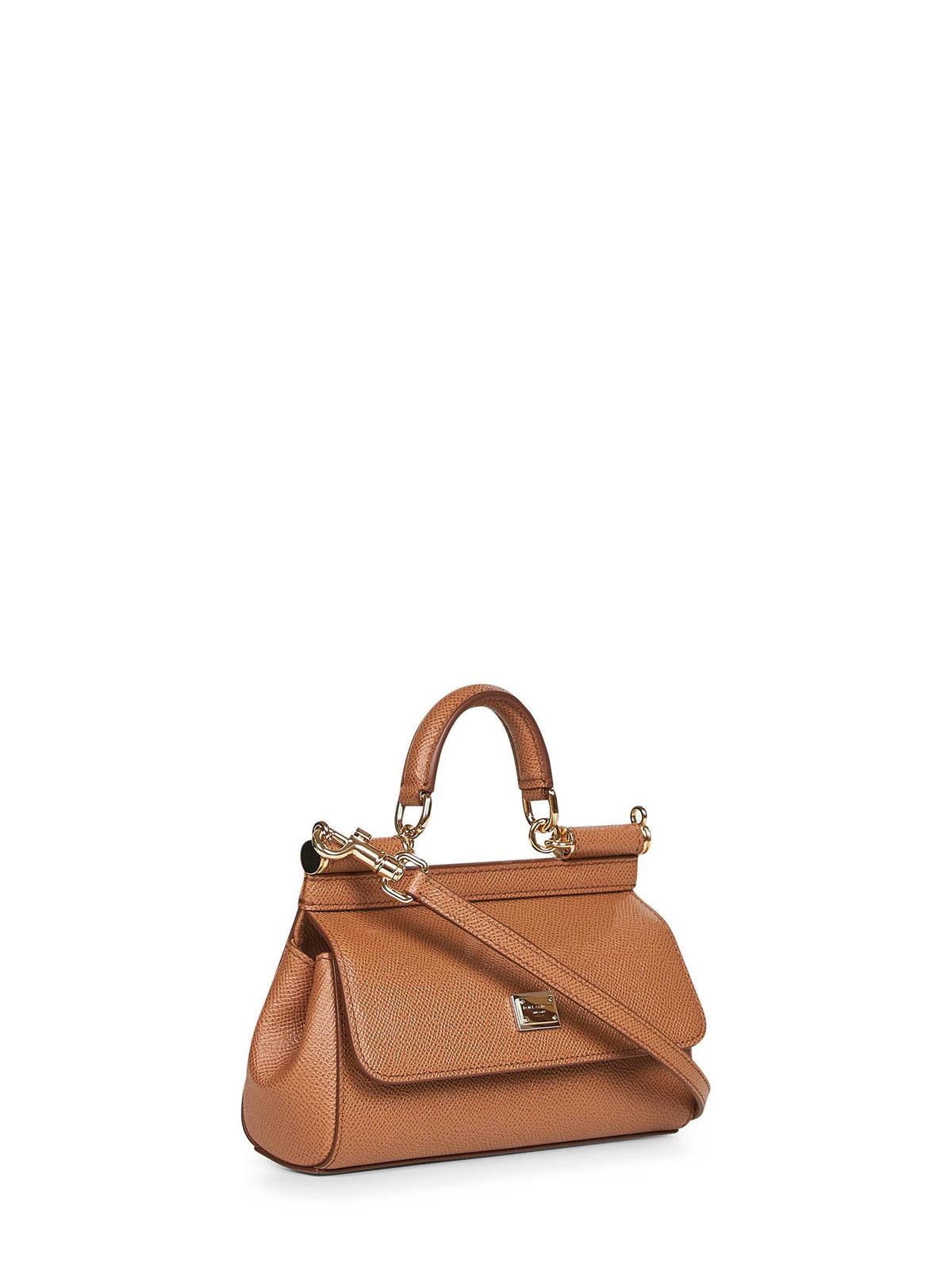 Dolce & Gabbana Women Caramel Small Sicily Handbag DOLCE & GABBANA