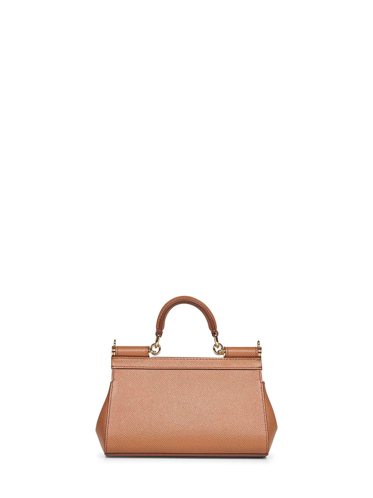 Dolce & Gabbana Women Caramel Small Sicily Handbag DOLCE & GABBANA