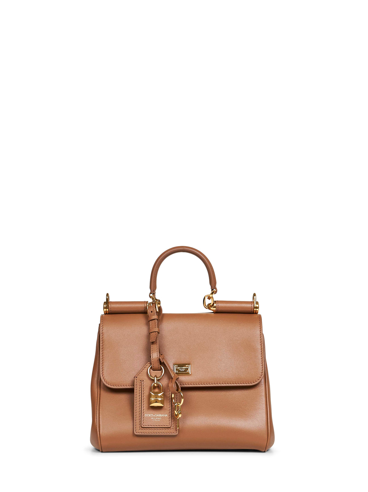 Dolce & Gabbana Women Caramel My Sicily Small Handbag DOLCE & GABBANA