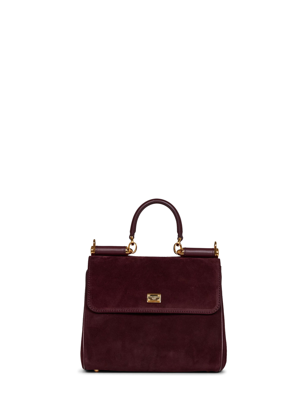 Dolce & Gabbana Women Burgundy My Sicily Small Handbag DOLCE & GABBANA