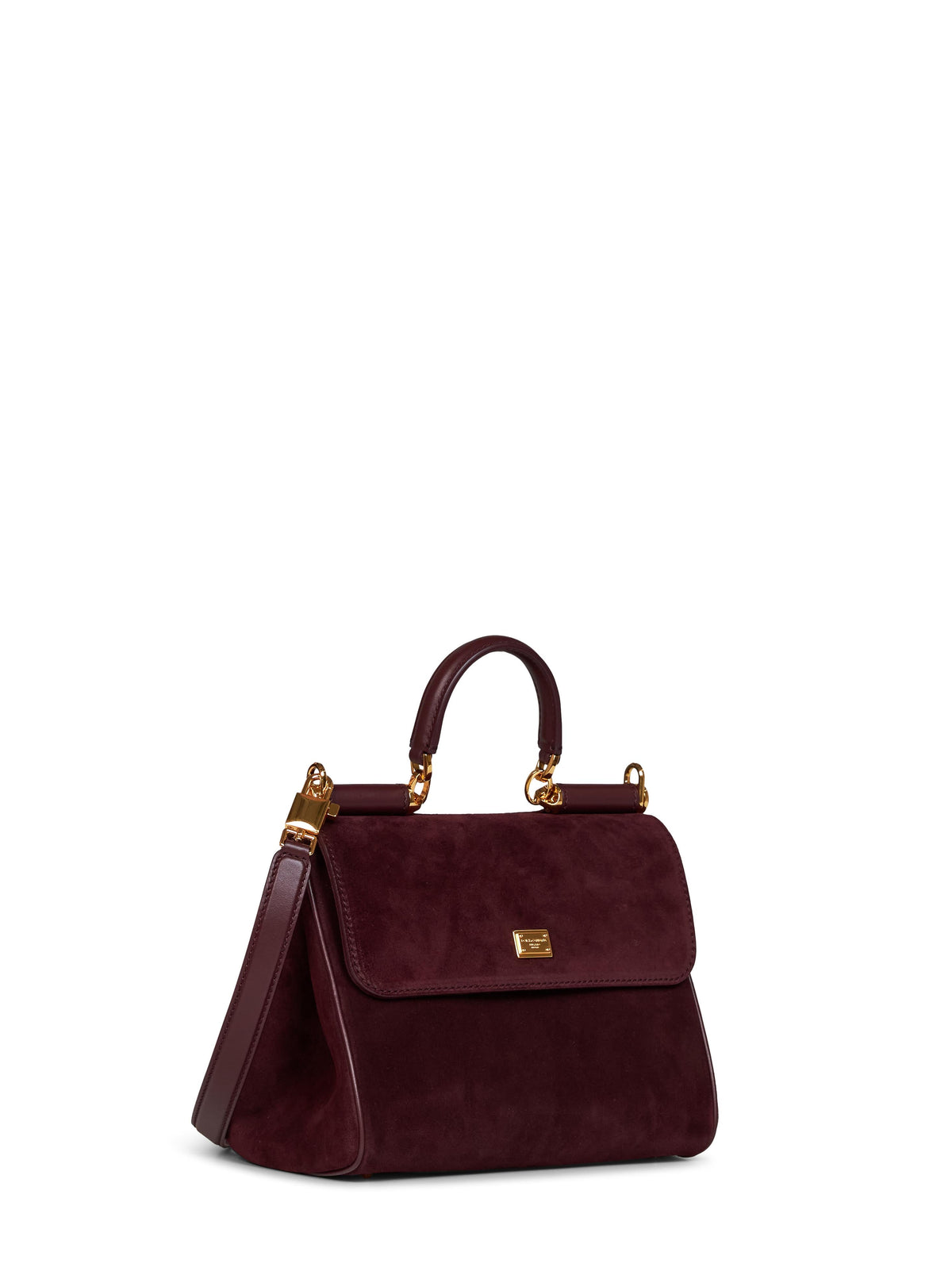 Dolce & Gabbana Women Burgundy My Sicily Small Handbag DOLCE & GABBANA