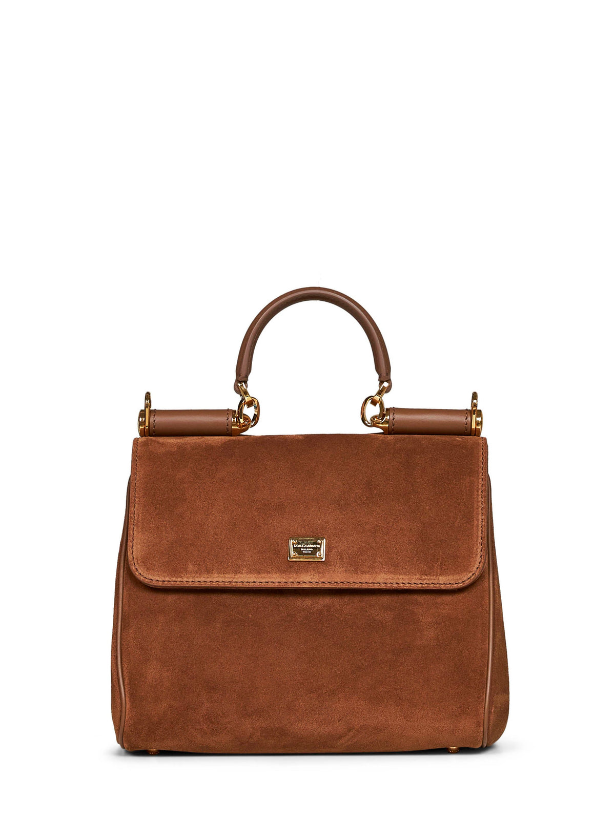 Dolce & Gabbana Women Camel My Sicily Small Handbag DOLCE & GABBANA
