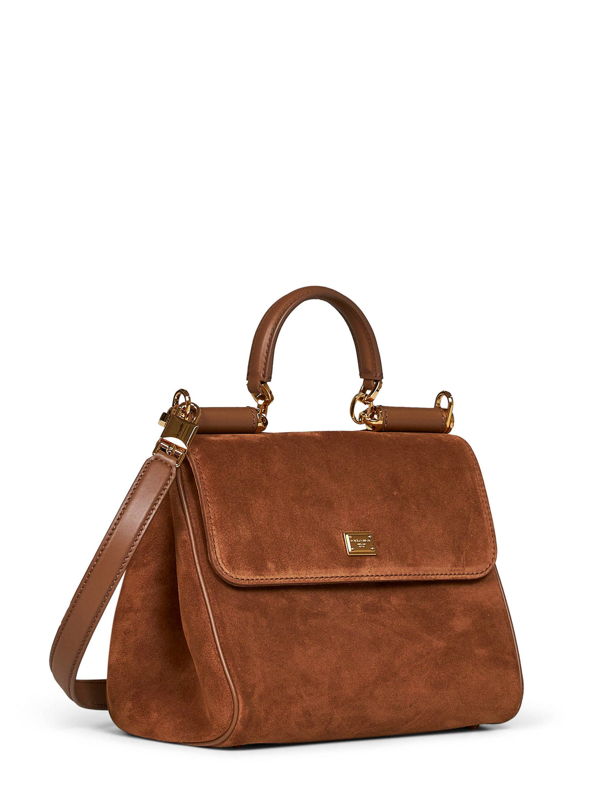 Dolce & Gabbana Women Camel My Sicily Small Handbag DOLCE & GABBANA