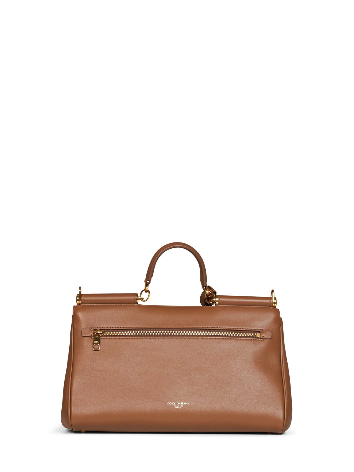 Dolce & Gabbana Women Caramel My Sicily Medium Handbag DOLCE & GABBANA