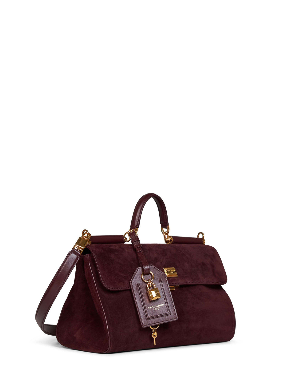 Dolce & Gabbana Women Burgundy My Sicily Medium Handbag DOLCE & GABBANA