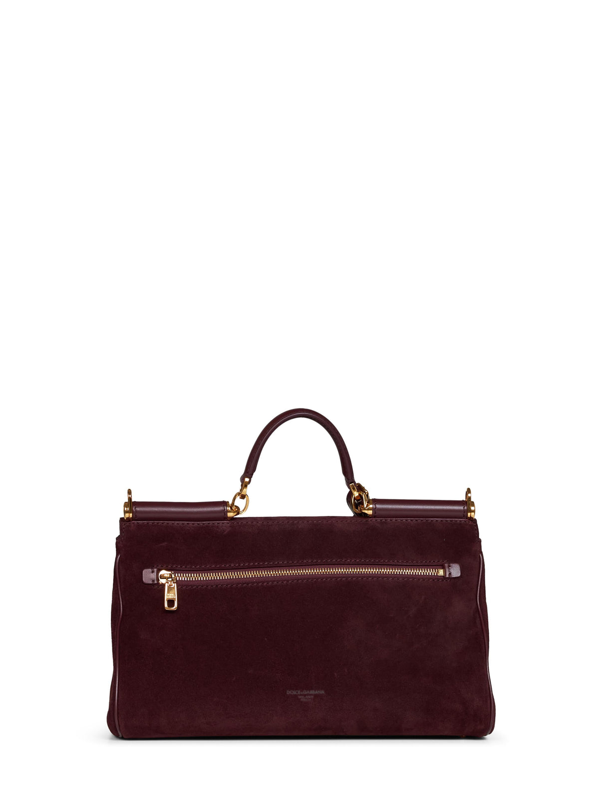 Dolce & Gabbana Women Burgundy My Sicily Medium Handbag DOLCE & GABBANA
