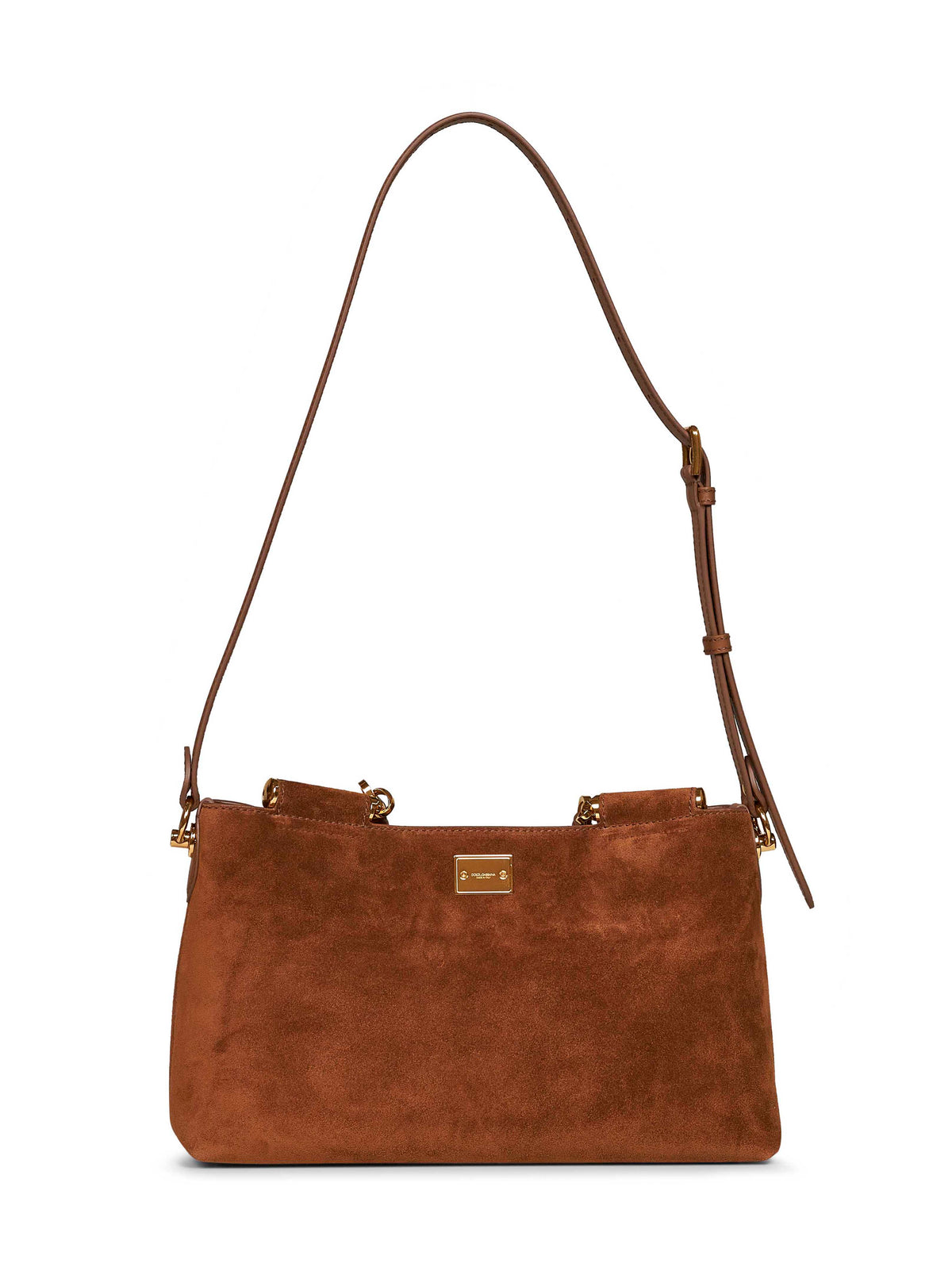 Dolce & Gabbana Women Camel Vittoria Medium Handbag With Shoulder Strap DOLCE & GABBANA