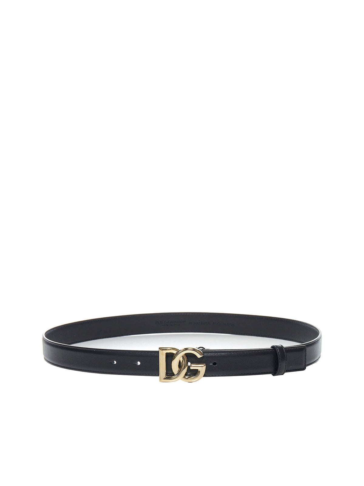 Dolce & Gabbana Women Calfskin Belt With Dg Logo DOLCE & GABBANA