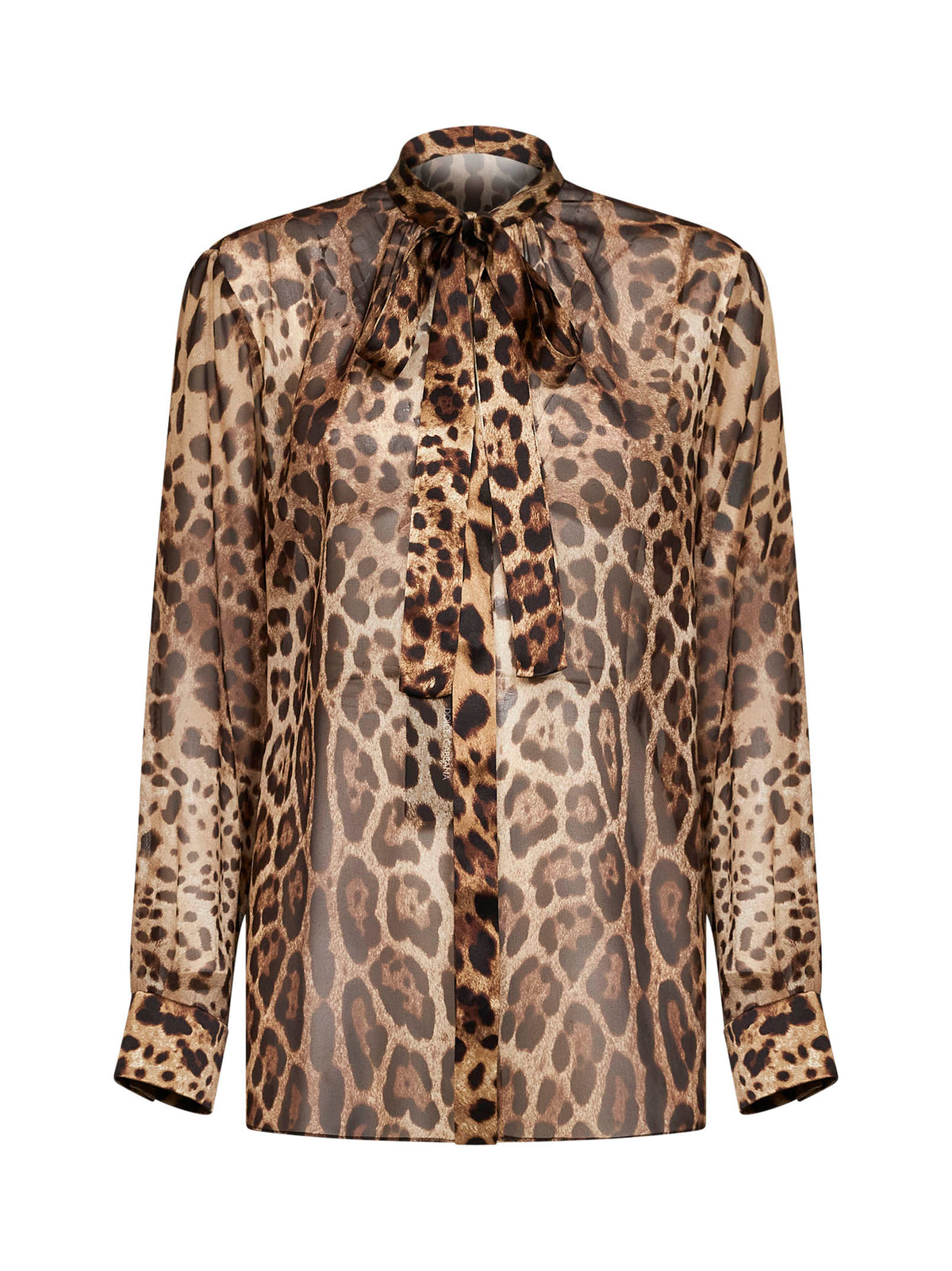 Dolce & Gabbana Women Leo-Print Georgette Shirt DOLCE & GABBANA