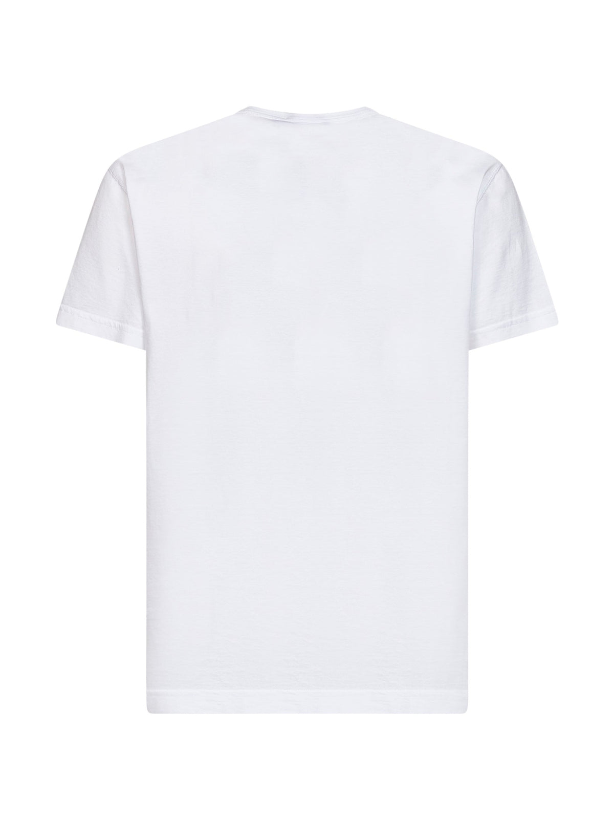 Dolce & Gabbana Men White Cotton Jersey Embroidered T-Shirt DOLCE & GABBANA