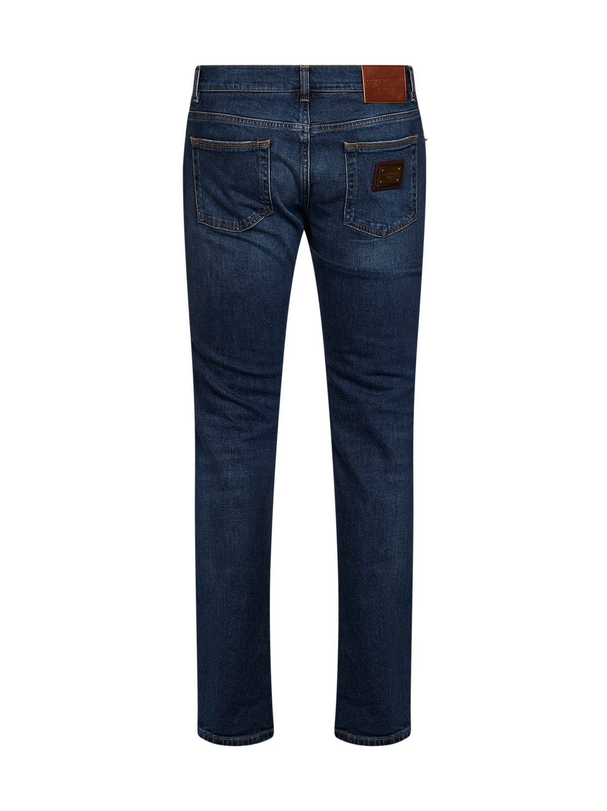 Dolce & Gabbana Men Blue Cotton Denim Skinny Jeans DOLCE & GABBANA