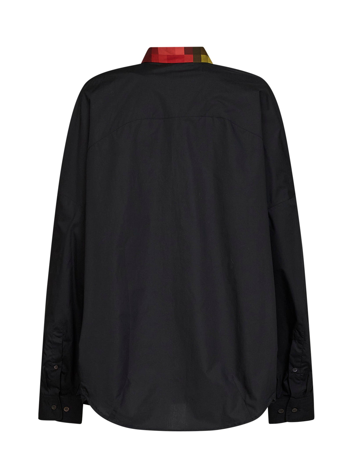 Dries Van Noten Women Black Printed Poplin Casia Cocoon Shirt DRIES VAN NOTEN