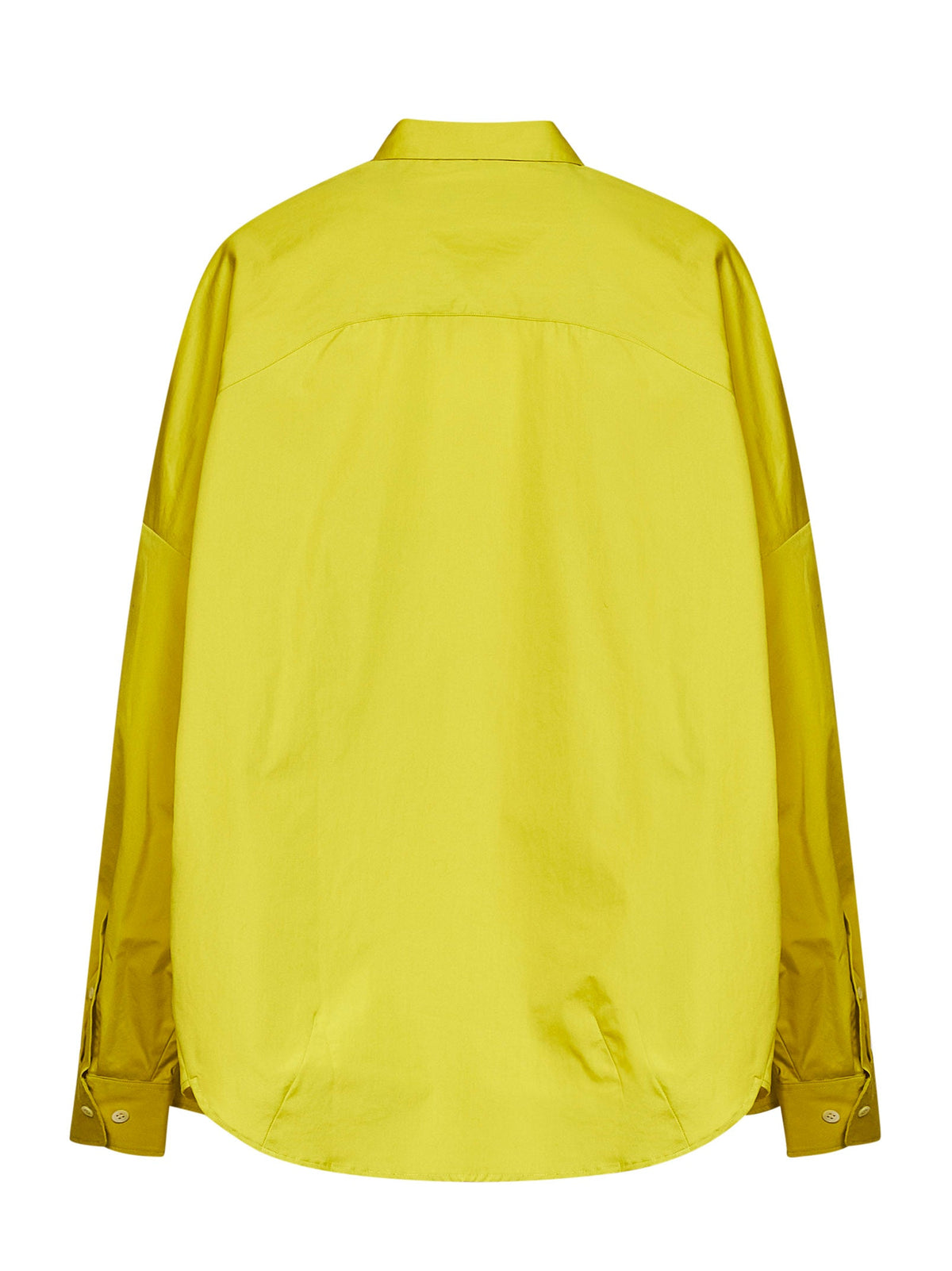 Dries Van Noten Women Lime Poplin Casia Cocoon Shirt DRIES VAN NOTEN