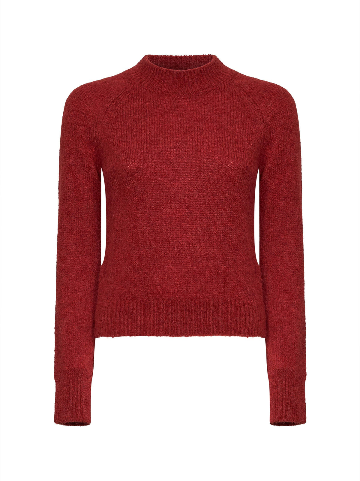 Dries Van Noten Women Brique Alpaca-Blend Texas Crewneck Sweater DRIES VAN NOTEN