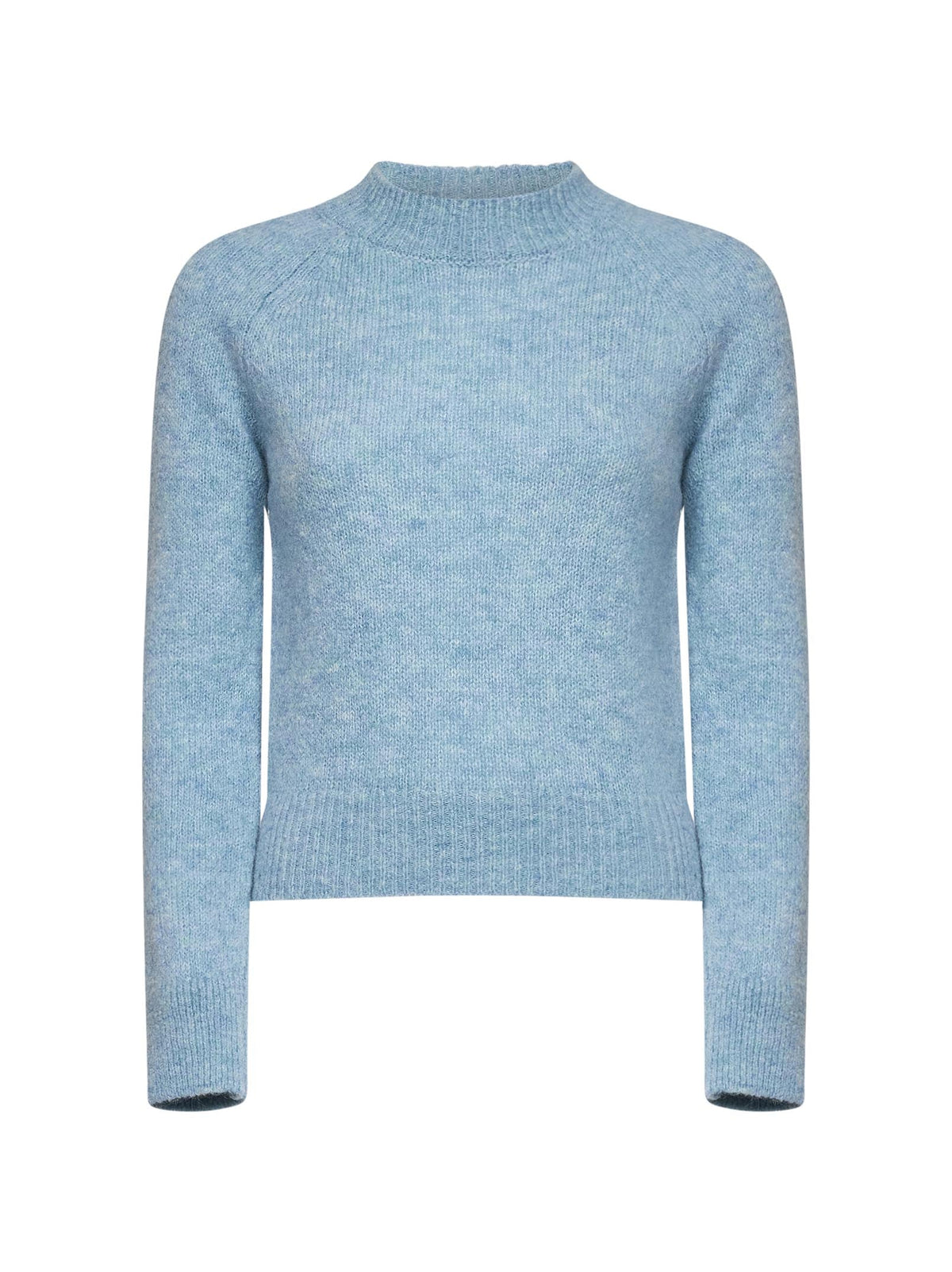 Dries Van Noten Women Light Blue Alpaca-Blend Texas Crewneck Sweater<Br/> DRIES VAN NOTEN