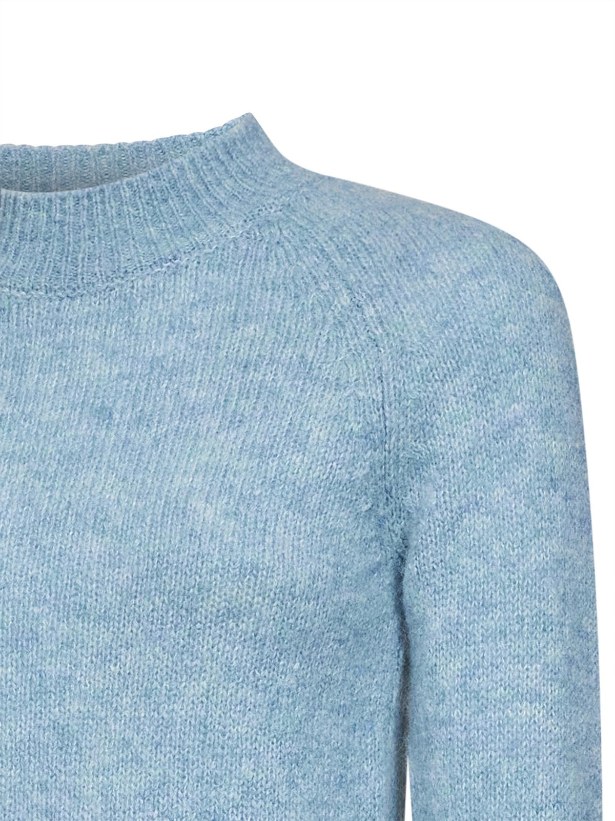 Dries Van Noten Women Light Blue Alpaca-Blend Texas Crewneck Sweater<Br/> DRIES VAN NOTEN