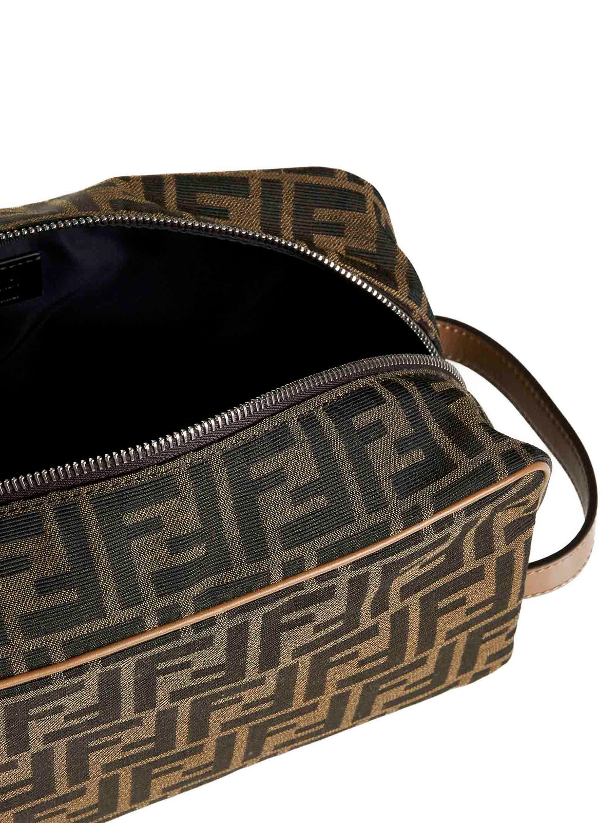 Fendi Men Ff Jacquard Fabric Beauty Case FENDI