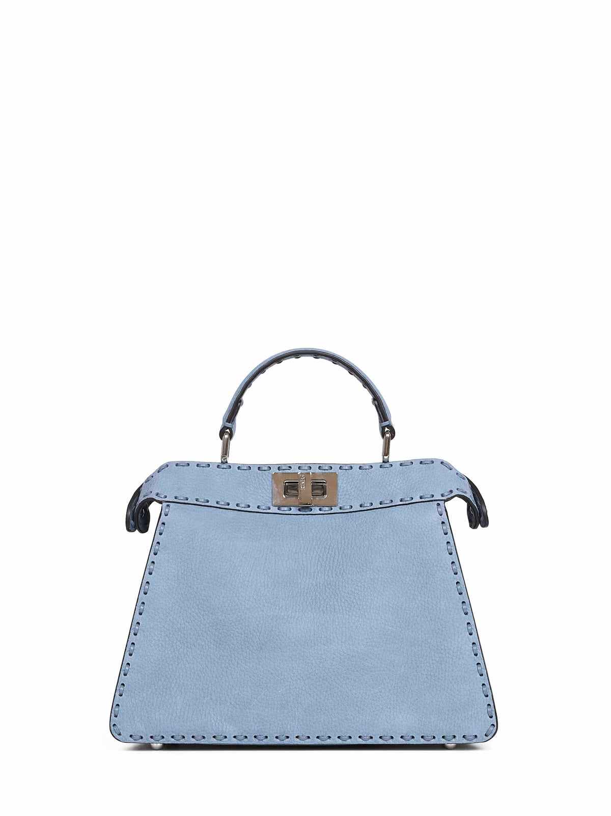 Fendi Women Mercury Blue Peekaboo Iseeu Small Handbag<Br/> FENDI