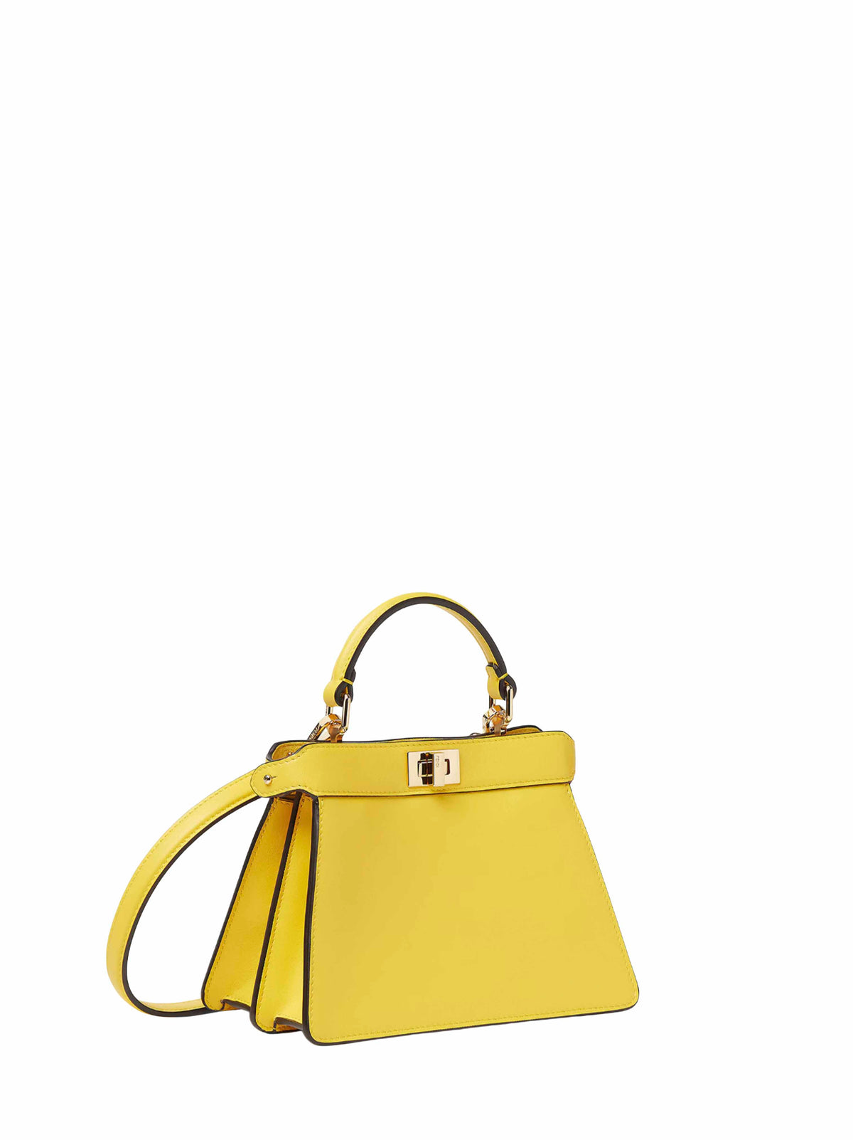 Fendi Women Broom Yellow Peekaboo Iseeu Petite Bag FENDI