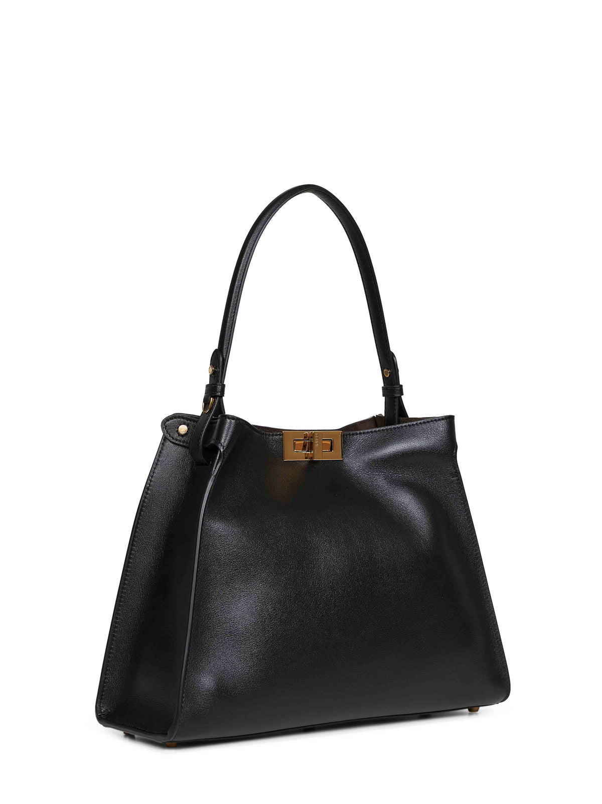 Fendi Women Black And Chocolate Fendi Way Medium Handbag FENDI