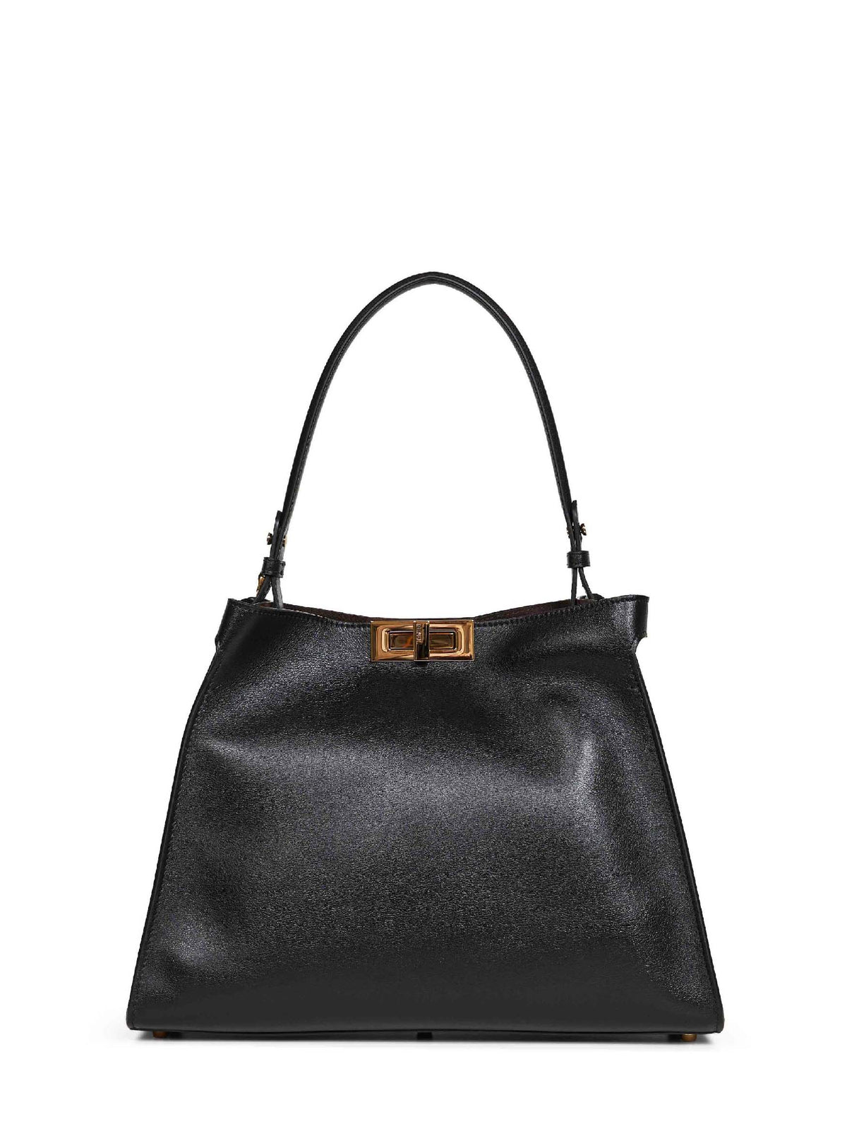 Fendi Women Black And Chocolate Fendi Way Medium Handbag FENDI