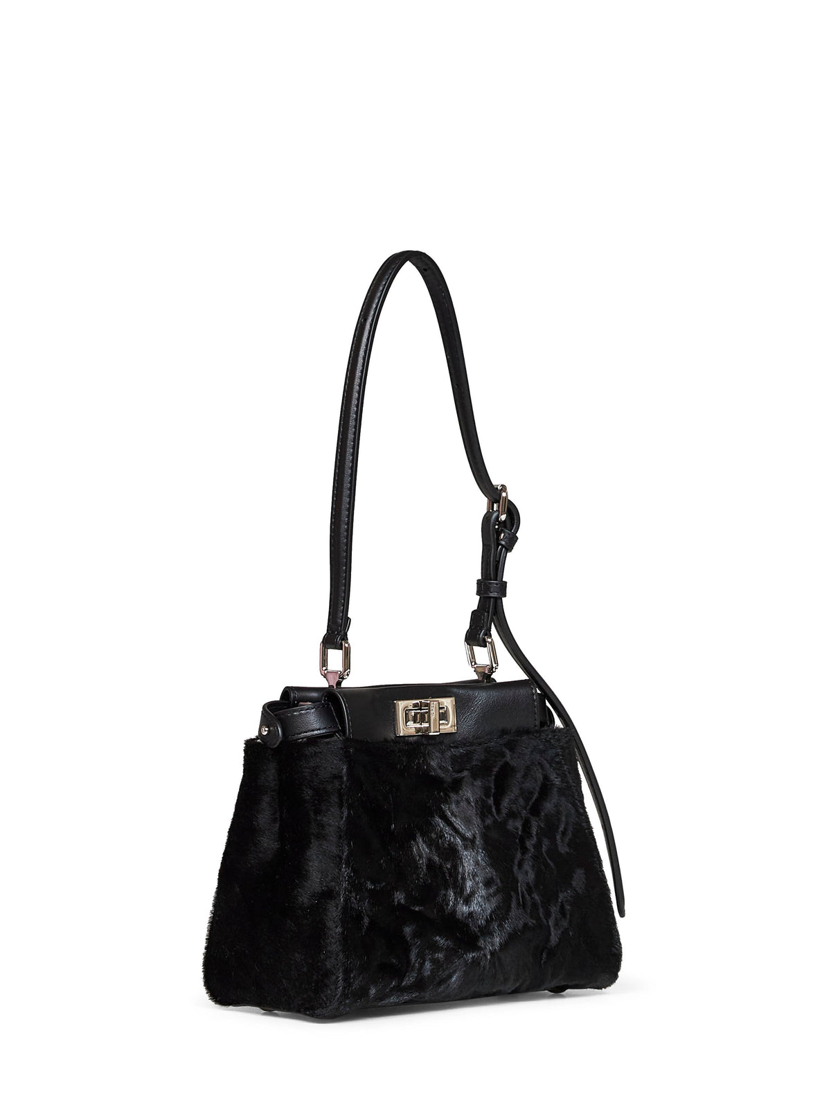 Fendi Women Black My Peekaboo Xs Crossbody Bag FENDI