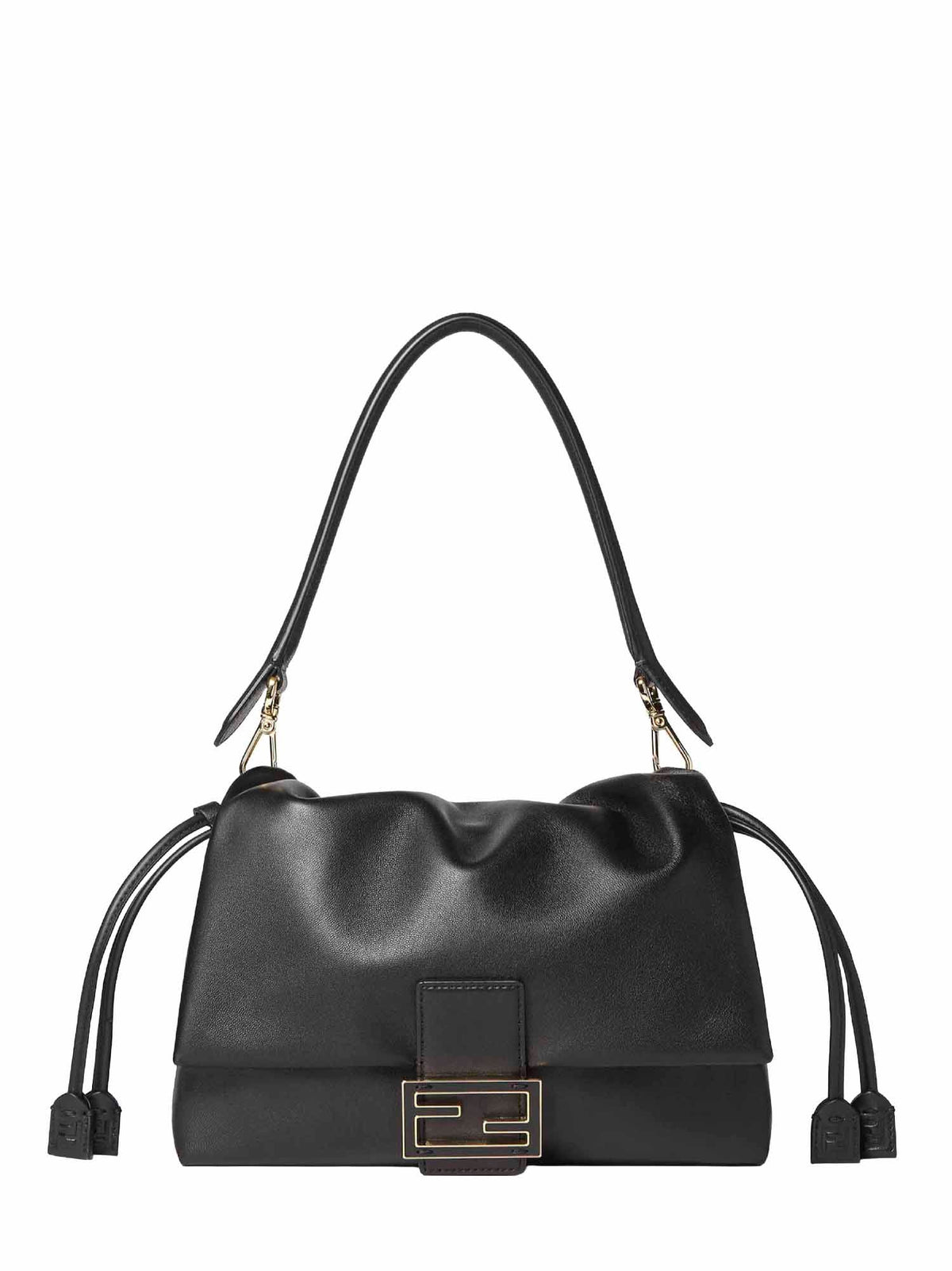 Fendi Women Black Medium Baguette Mamma Bag FENDI