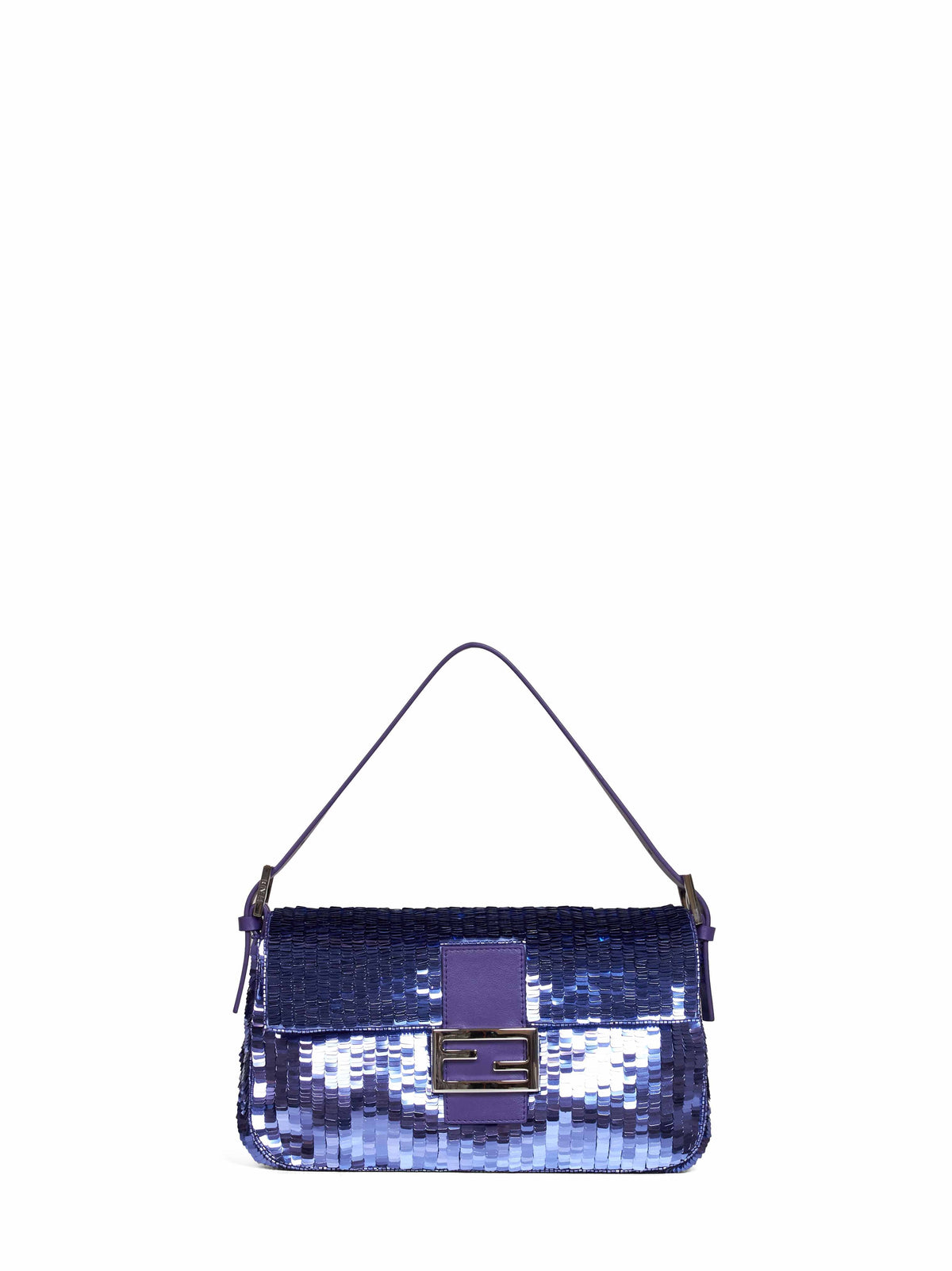 Fendi Women Purple Baguette 26424 Shoulder Bag FENDI