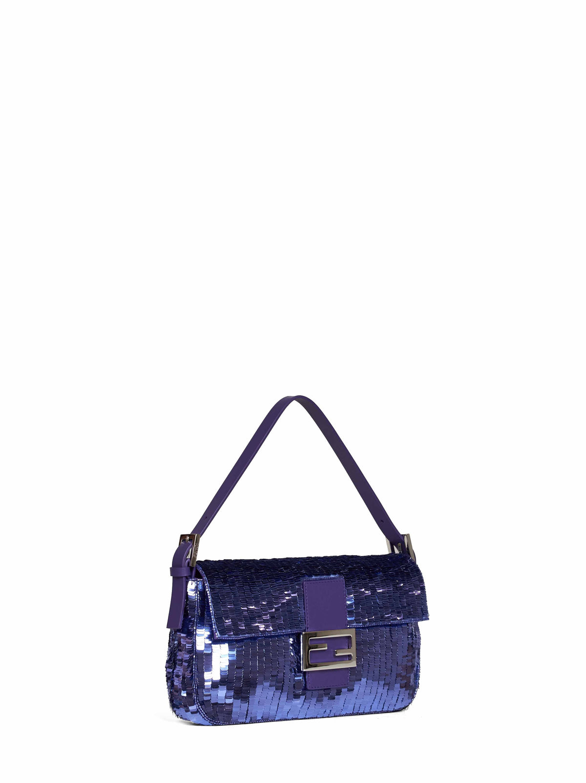 Fendi Women Purple Baguette 26424 Shoulder Bag FENDI