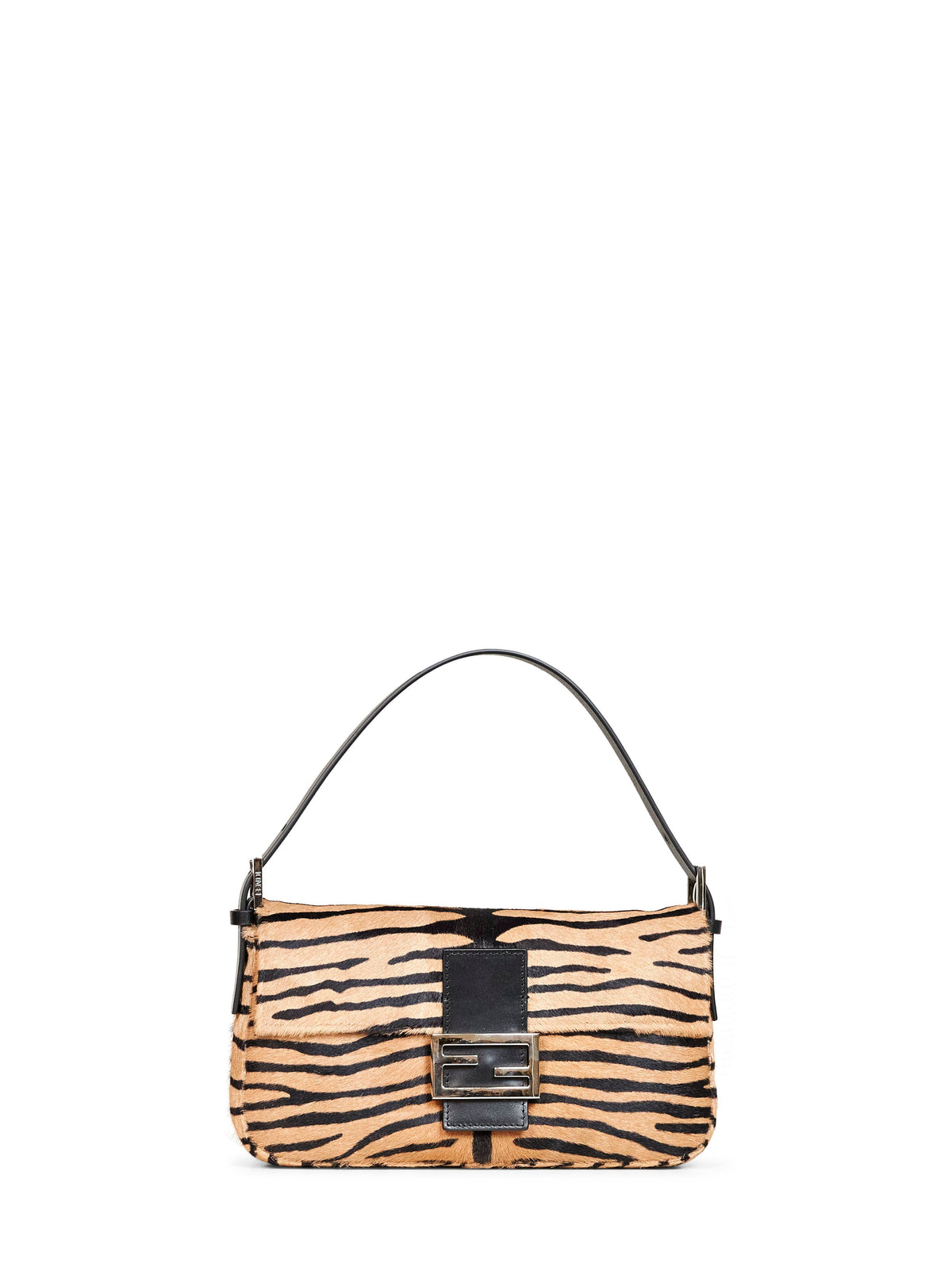 Fendi Women Brown Baguette 26424 Re-Edition Shoulder Bag FENDI