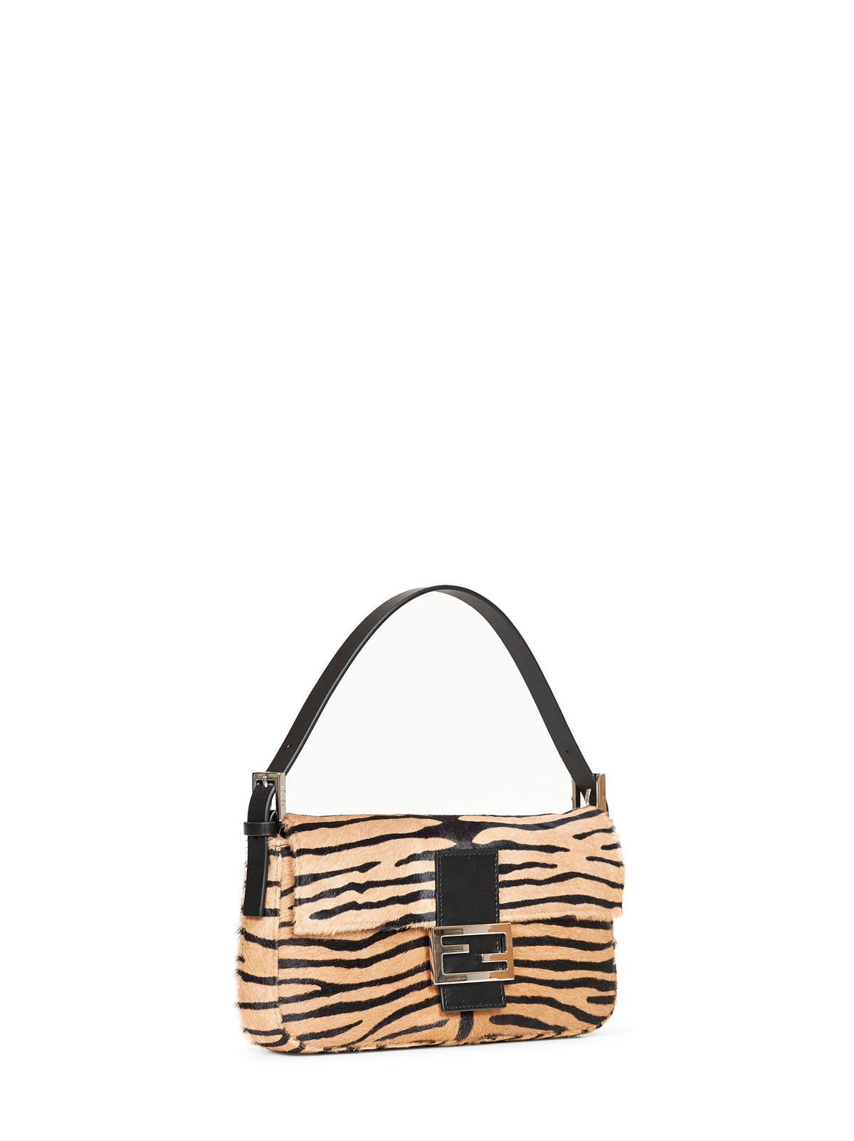 Fendi Women Brown Baguette 26424 Re-Edition Shoulder Bag FENDI