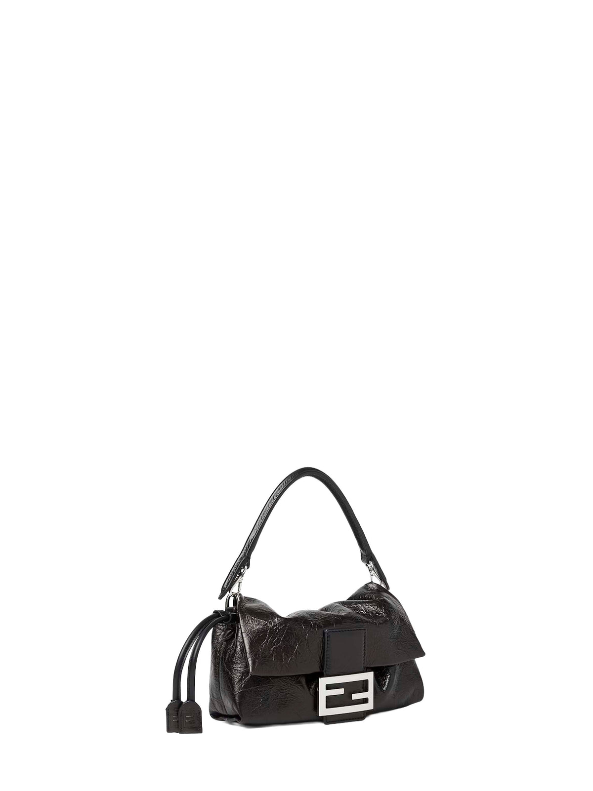 Fendi Women Black Baguette Soft Small Minibag FENDI