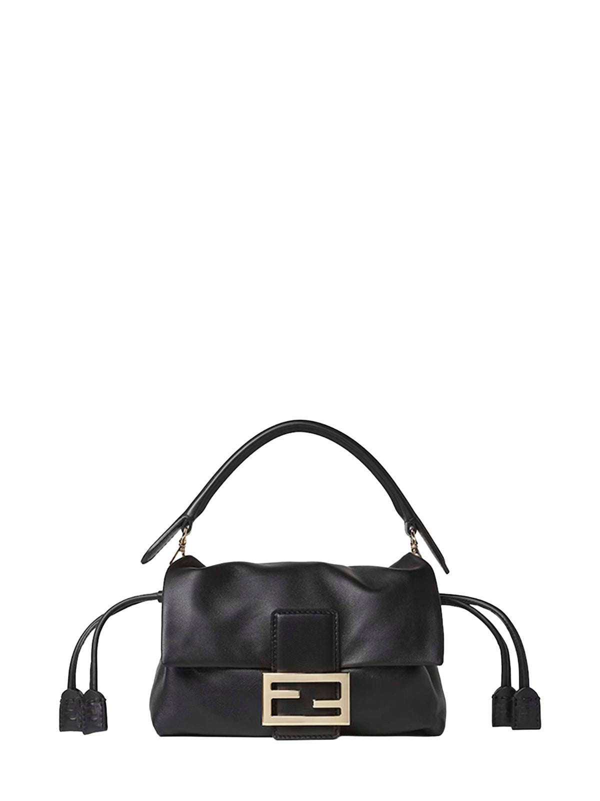 Fendi Women Black Baguette Soft Small Minibag FENDI