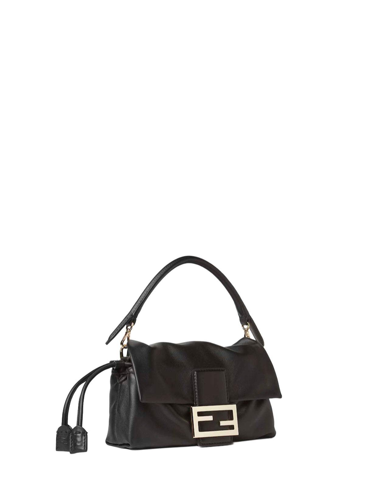 Fendi Women Black Baguette Soft Small Minibag FENDI